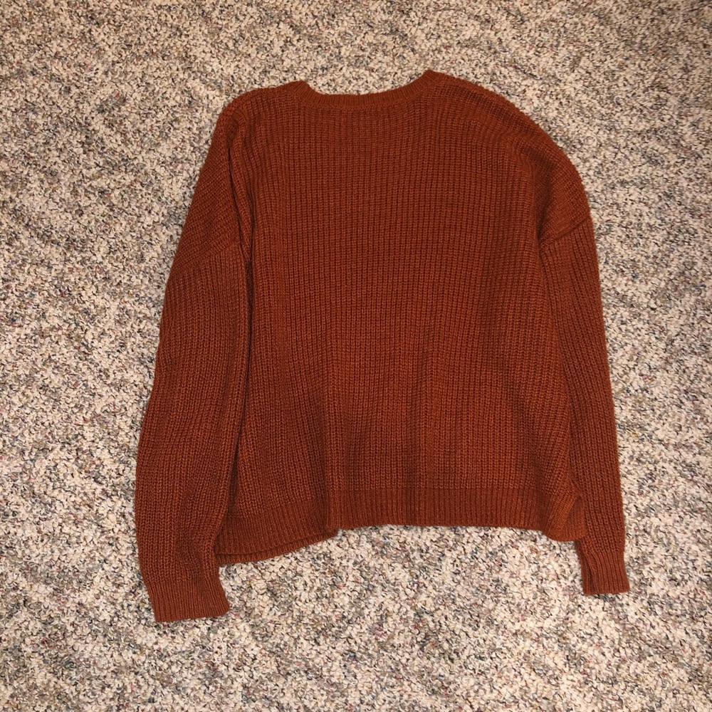 Rust Oversized Sweater - Picture 2 of 4